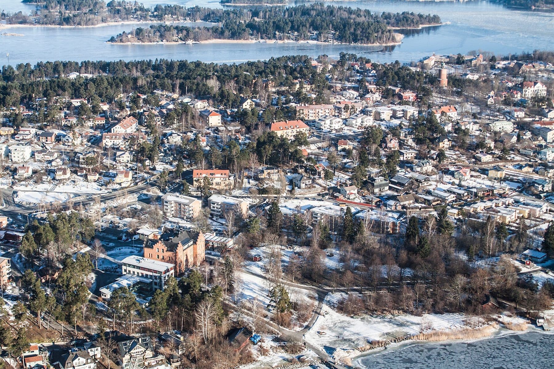 Inseln und Wasser der Stockholmer Schären